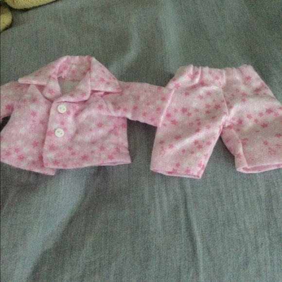 Pink and white doll pajamas - Picture 9 of 9